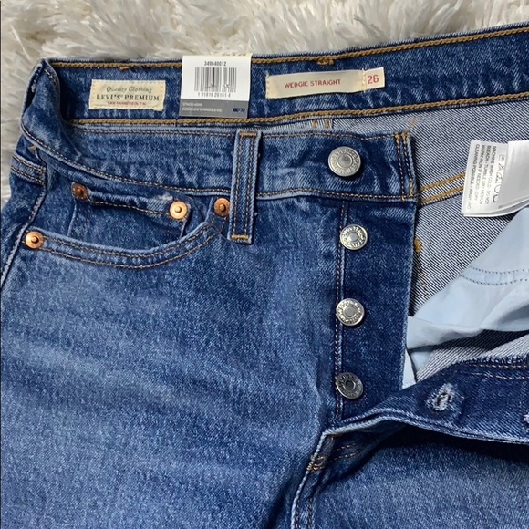 Levi’s Wedgi straight Jeans size 26 - Picture 6 of 15